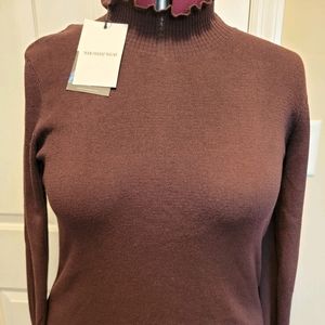 Burgundy Mockneck Sweater